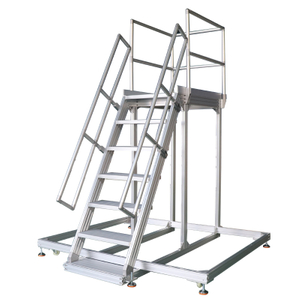 Customized industrial aluminum alloy profile climbing platform maintenance and repair walking platform flyover bridge